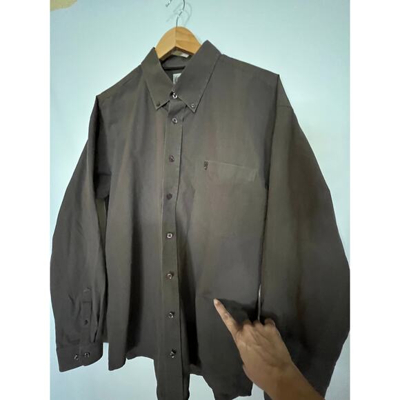 Cinch Men's Button Down Long-Sleeve Dress Shirt size XL Pre-owned - Picture 5 of 10